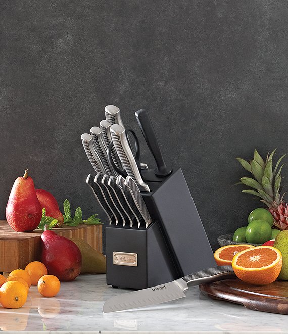 na7  新品☆クイジナートCuisinartターナー☆ブラック☆ Cuisinart Classic Graphix 15-Piece Stainless Steel Cutlery Block