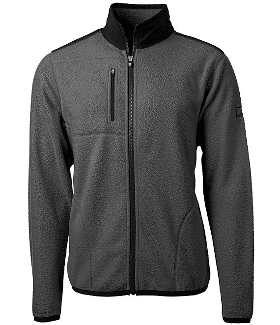 Color:Elemental Grey/Black - Image 1 - Cascade Faux-Sherpa Fleece Jacket