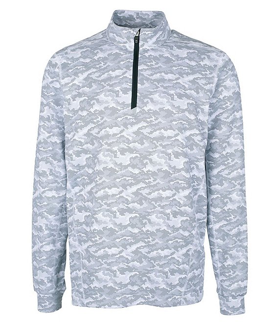 Color:Charcoal - Image 1 - Traverse Long-Sleeve Camouflage-Printed Pullover