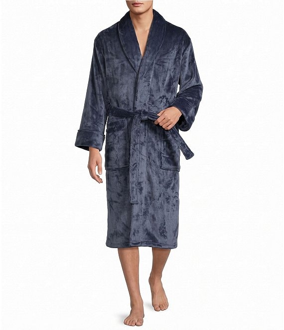 Daniel Buchler Plush Heather Bonded Robe