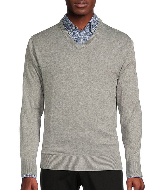 Daniel Cremieux Signature Label Supima Cashmere V-Neck Sweater | Dillard's