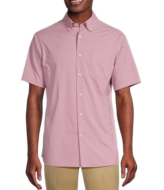 Daniel Cremieux Signature Label Performance Stretch Check Short Sleeve ...