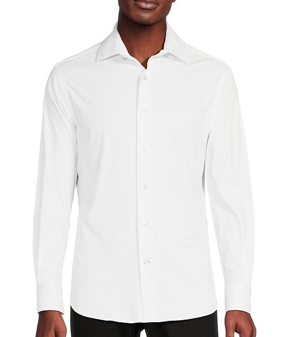 Daniel Cremieux Signature Label Solid Italian Knit Oxford Long Sleeve ...