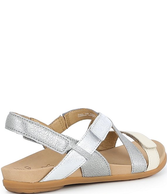 Dansko Jacklyn Leather Slingback Hook-and-Loop Sandals | Dillard's