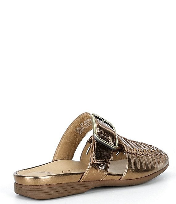Dansko Leilani Leather Huarache Flat Mules | Dillard's