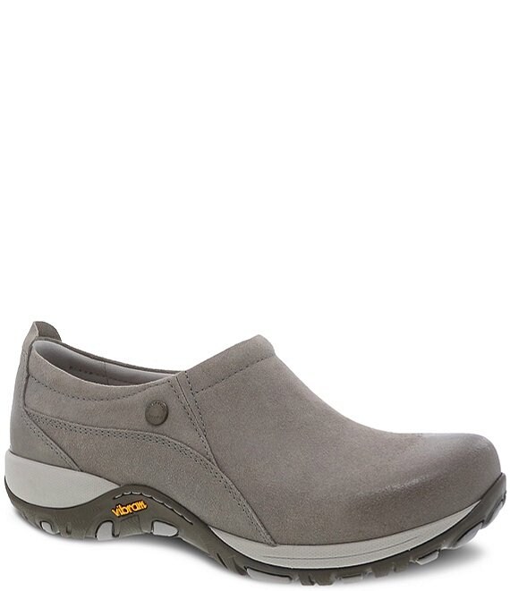 Color:Taupe Burnished Suede - Image 1 - Patti Waterproof Suede Slip-Ons