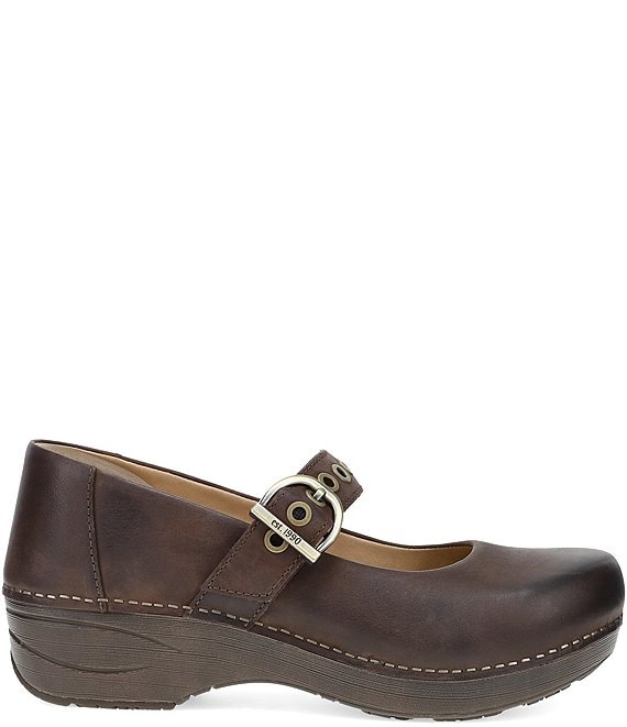 Dansko XP 2.0 Leather Mary Jane Clogs | Dillard's
