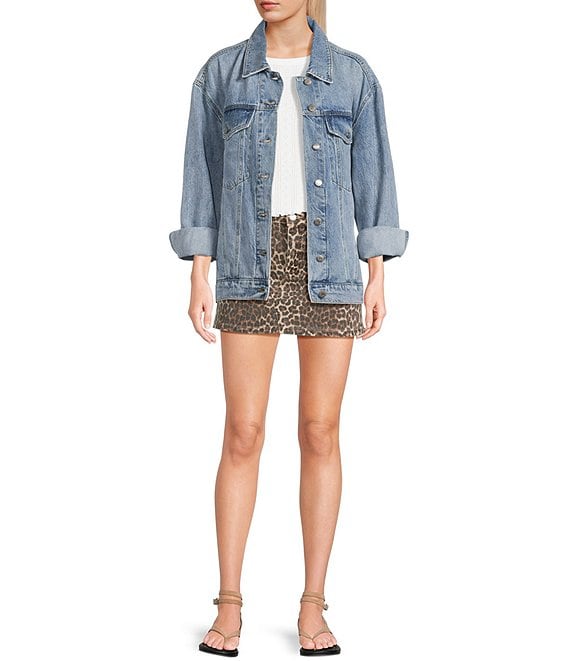 Daze Beau Boyfriend Oversized Denim Jacket