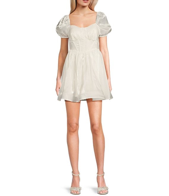 Dillards white short dresses 2025