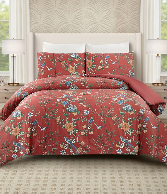 Dee Ocleppo Aviary Paradise Floral Comforter Mini Set