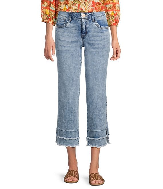 Democracy #double;Ab#double;solution® Fray Hem Skimmer Jeans