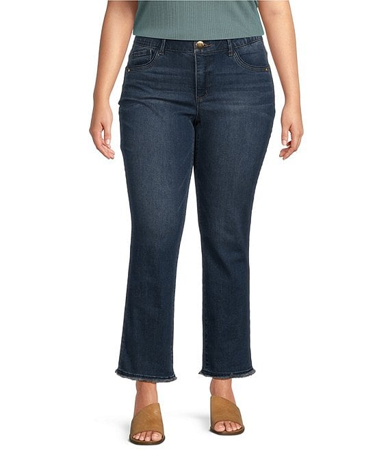 Plus size slim leg jeans best sale