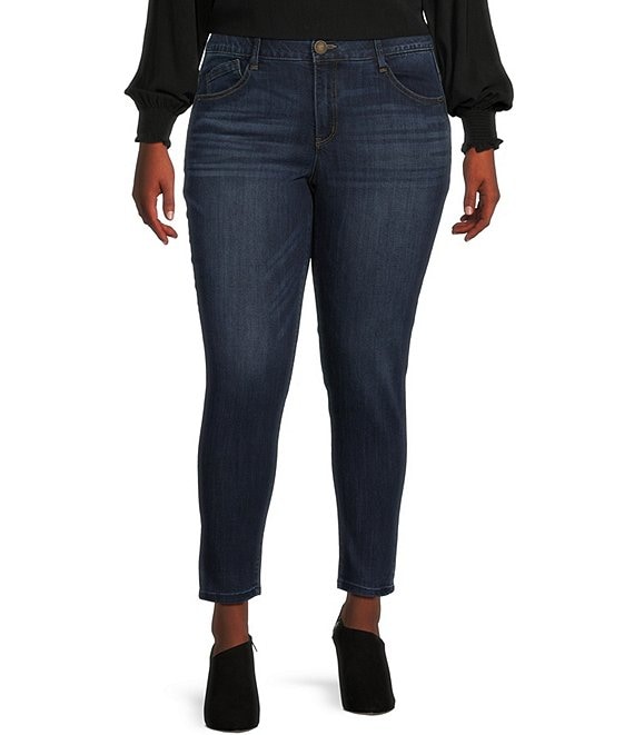Democracy Plus Size Premium Modern #double;Ab#double;solution® High Rise  Skinny Ankle Jeans