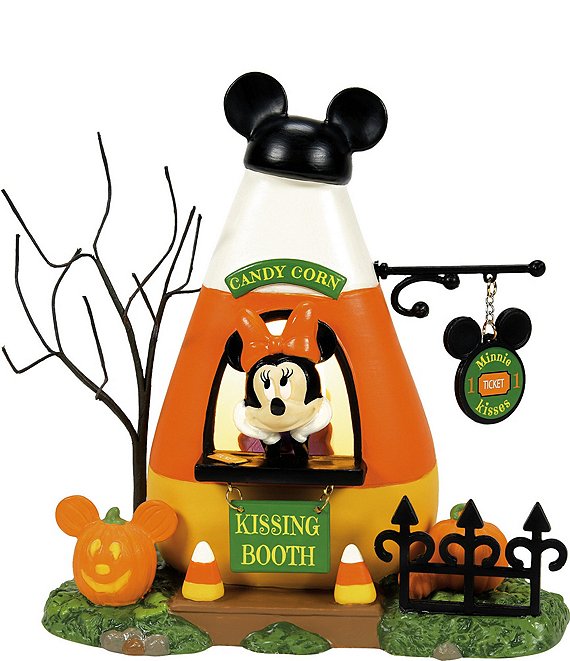 Department 56 Disney Village Halloween Minnie's Kissing Booth Lit ...