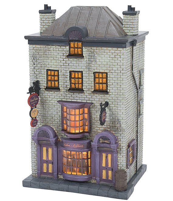 Department 56 Harry Potter Village Madam Malkin's Lit Building Figurine