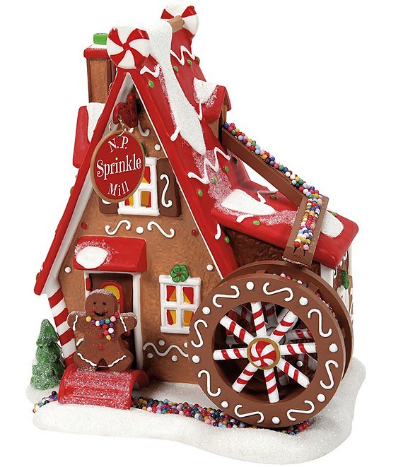 Department 56 The North Pole Village Sprinkle Mill Lit Building | Dillard's