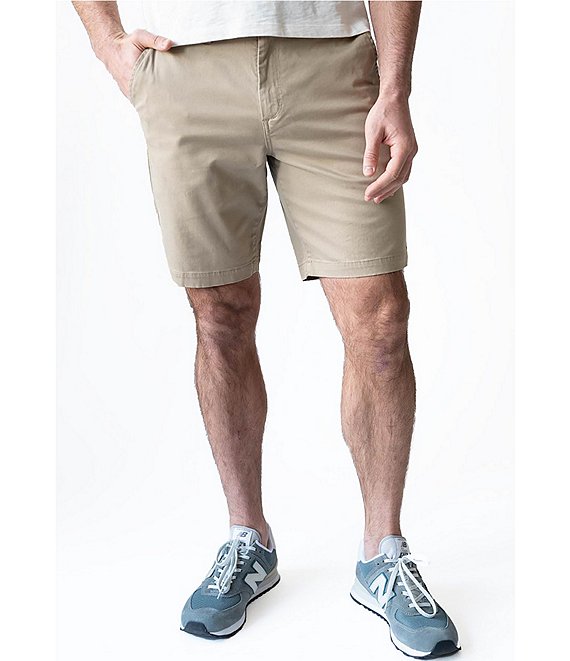 Color:Rugged Tan - Image 1 - 9#double; Inseam Performance Stretch Chino Shorts