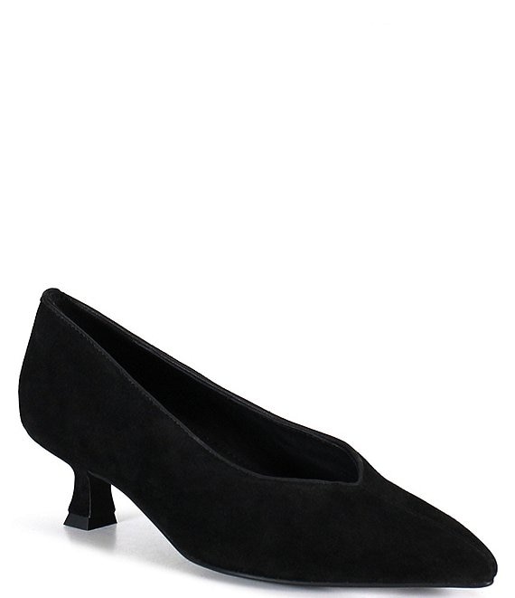 Diba True Clap Ton Suede Kitten Heel Pumps