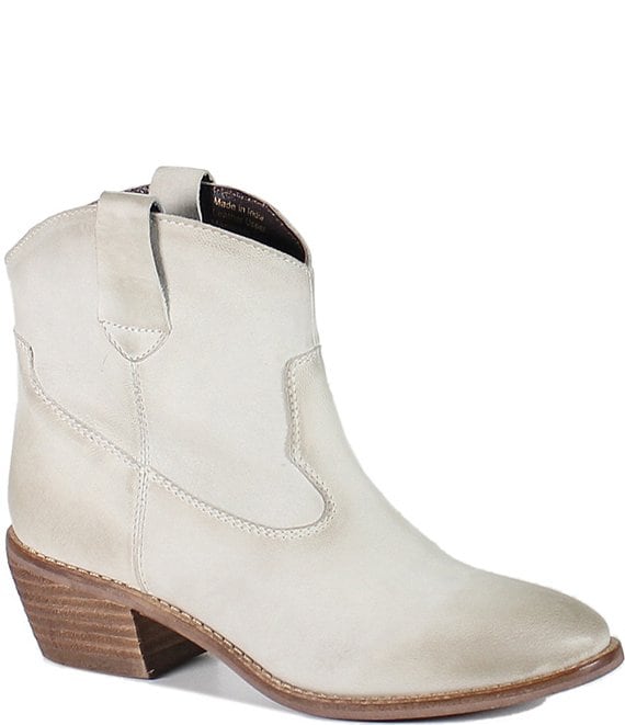 Diba True Outta Town Nubuck Leather Western Booties | Dillard's