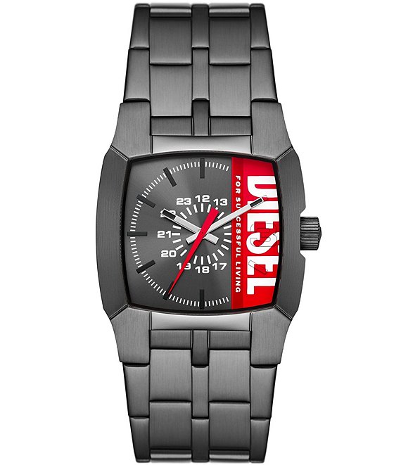 Diesel Men's Chronograph MS9 Black Stainless Steel Bracelet Watch 48mm NWT  $240 | eBay