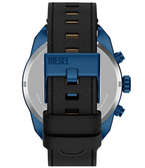 Diesel Men's Spiked Chronograph Black Leather Strap Watch | Dillard's