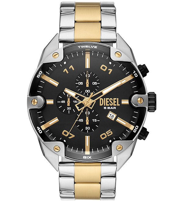 Men's Vert Three-Hand Date Stainless Steel Watch | DZ2185 Diesel