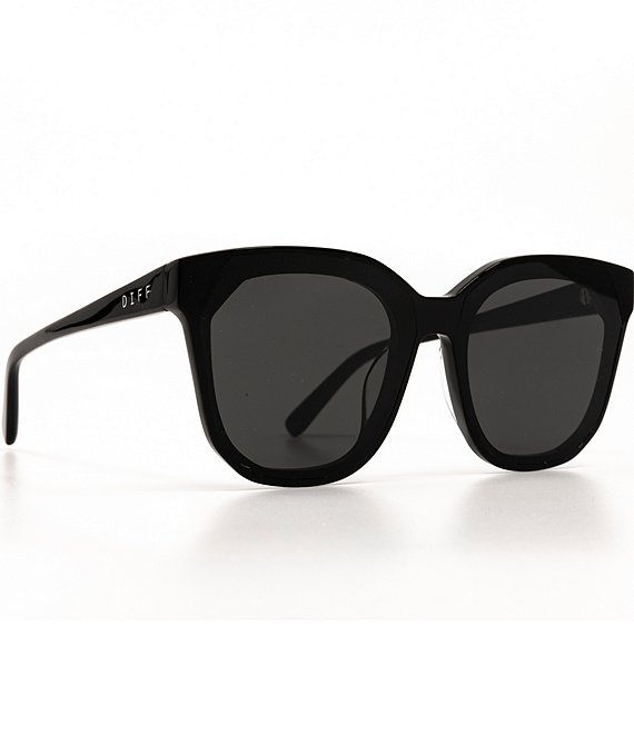 Color:Black - Image 1 - Gia Oversized Square Sunglasses