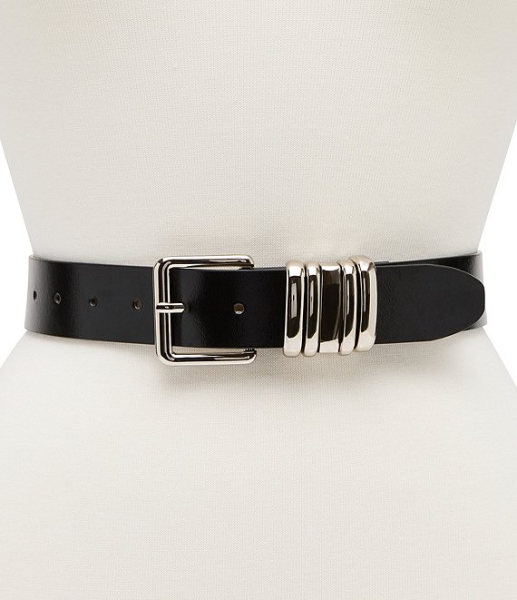 Dillard's 1.41#double; Multi Keeper Glazed & Smooth Belt