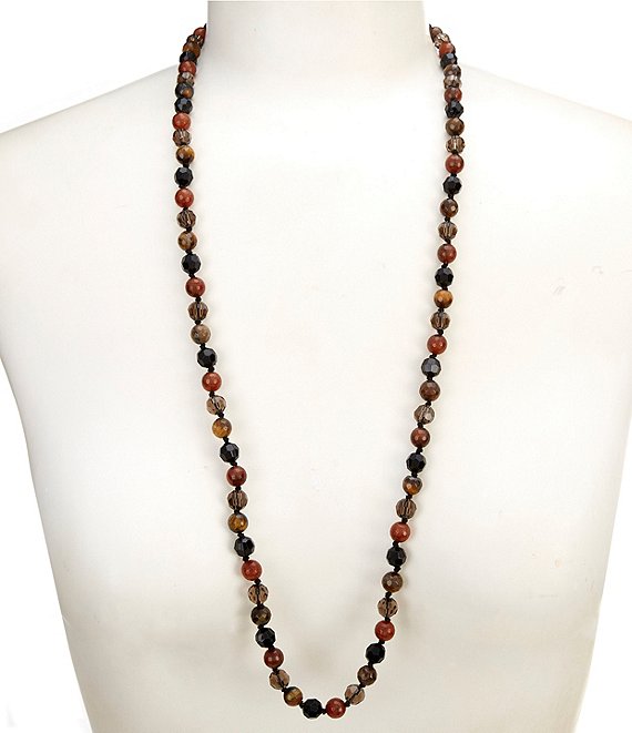 Dillard's Beaded Long Strand Necklace