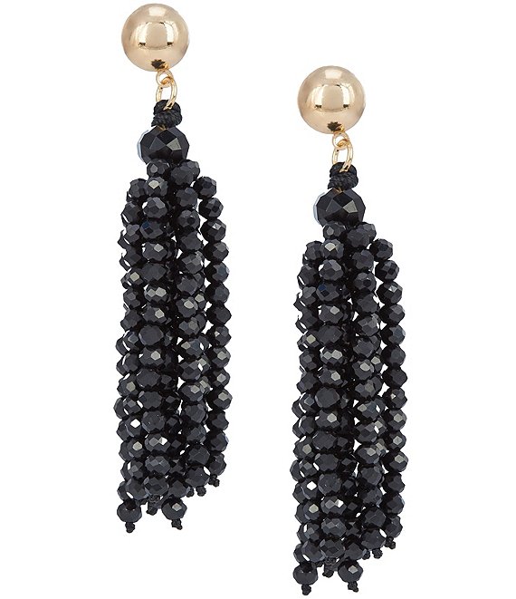 Dillard's Beaded Tassel Earrings