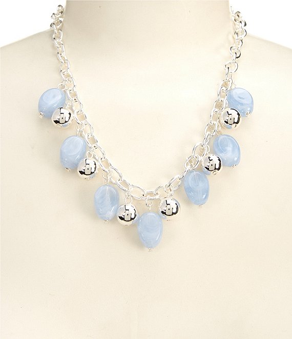 Dillard's Catalina Blue Statement Necklace