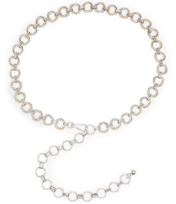 Dillard's Jewelry Inspired Multi Layered Ring Chain Belt