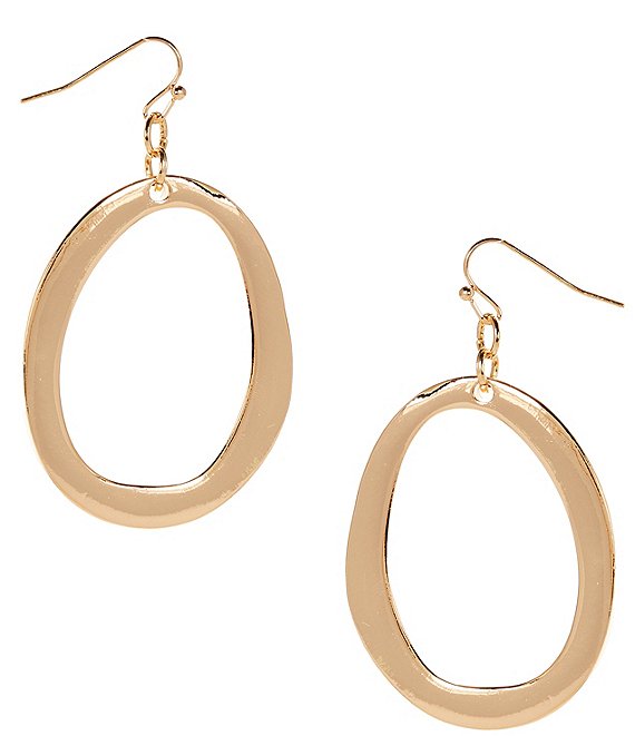 Dillard's Oval Loop Drop Earrings