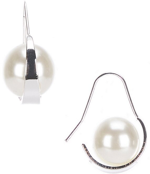 Dillard's Pearl Wrap Drop Earrings | Dillard's