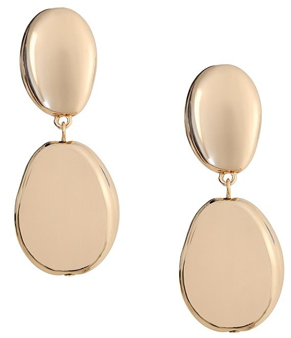 Dillard's Pebble Ccb Double Drop Clip Earrings