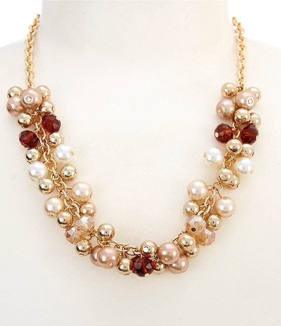 Dillard's Shaky Beads Statement Necklace