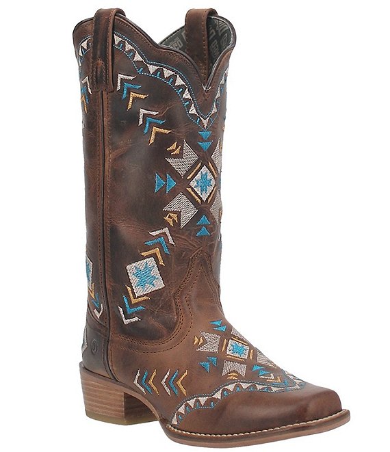Dingo Mesa Southwest Embroidered Leather Western Boots | Dillard's