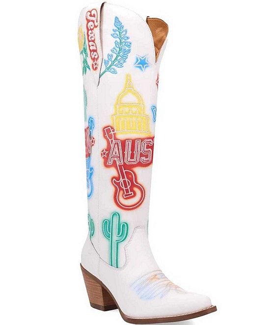 Dingo Women's Austin Embroidered Tall Western Boots
