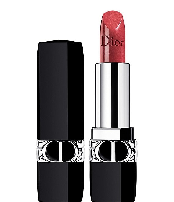 Color:525 Cherie - Metallic - Image 1 - Rouge Dior Refillable Lipstick - Metallic