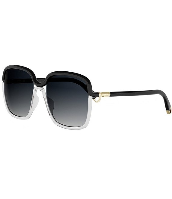 Dior Women's Dior TwinColors S1I 56mm Square Sunglasses