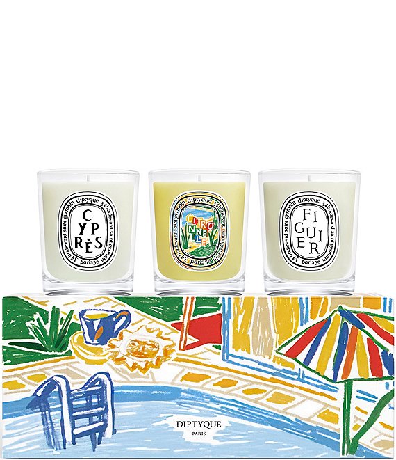 Diptyque candle hot set