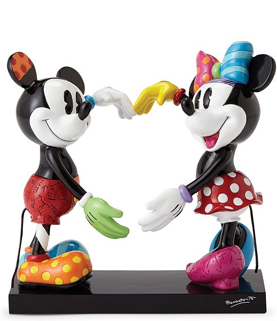minnie and mickey mouse holding hands cartoon