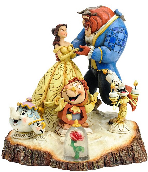 Disney Traditions by Jim Shore Beauty and the Beast Tale As Old As Time  Figurine
