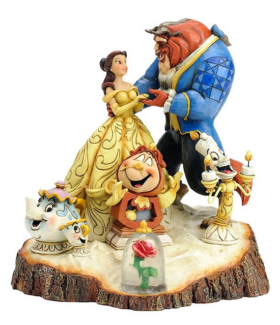 Disney Traditions by Jim Shore Beauty and the Beast Storybook Figurine