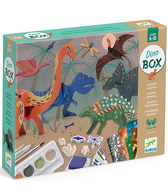 Color:Multi - Image 1 - Dinosaur Multi Activity Arts & Crafts Kit