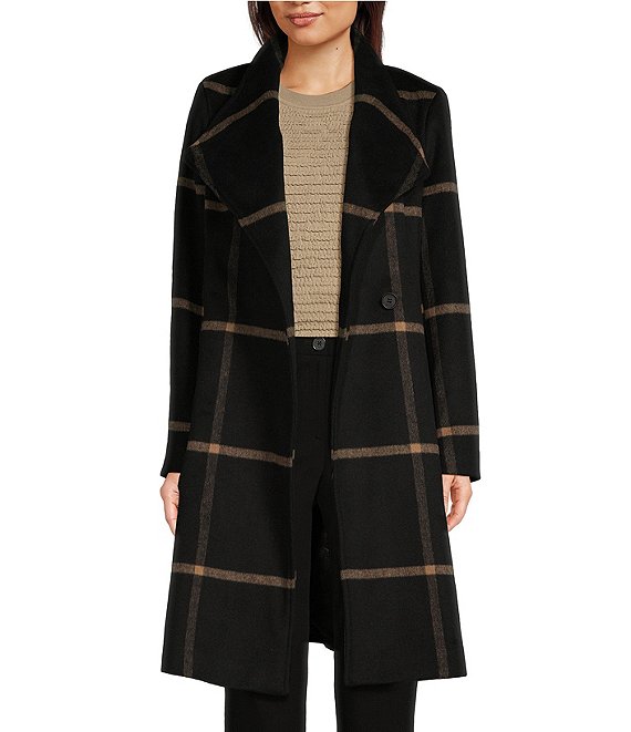 Dkny ladies' wool blend coat fashion