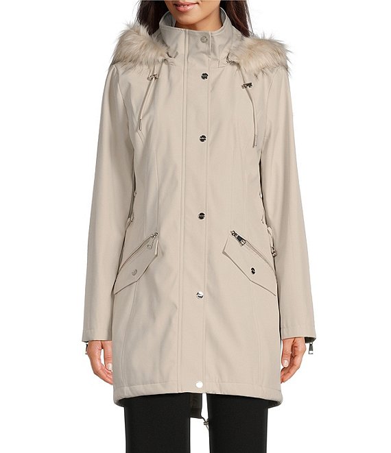 Fashion dkny stand collar coat