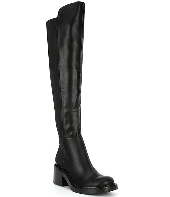 DKNY Dina Tall Leather Boots | Dillard's