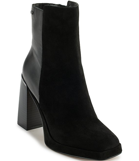 Dkny clearance suede boots