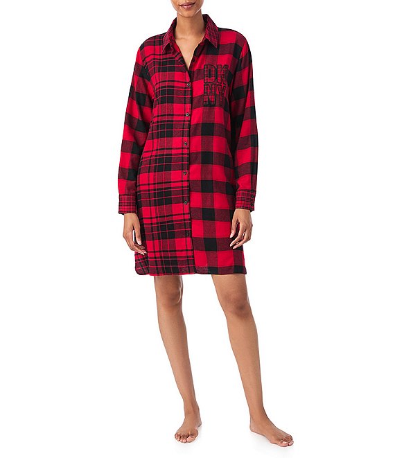 Dkny sleep shirt with pockets sale